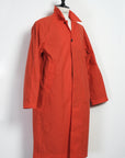 HG Morten Long Coat Waxed Orange