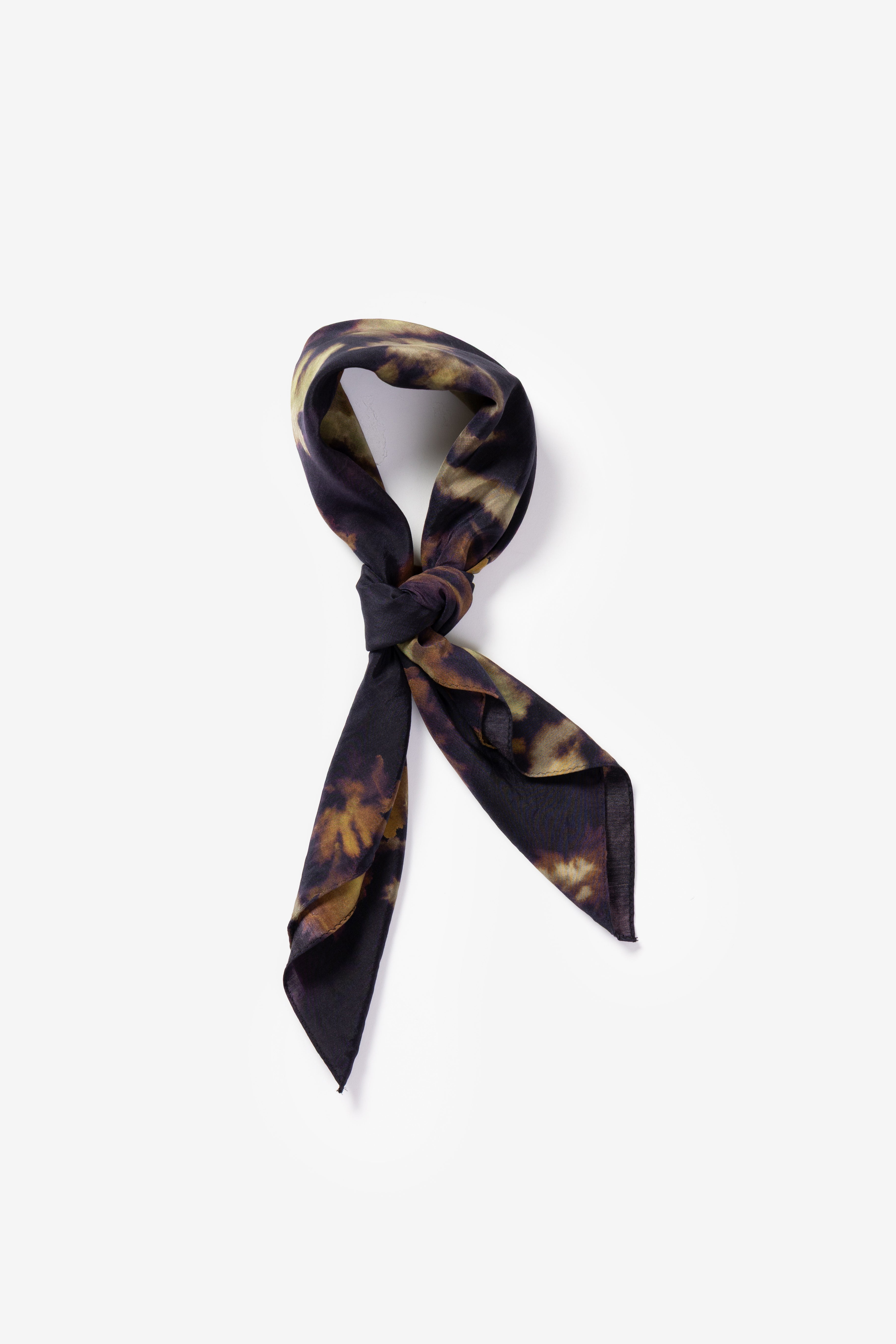 Calmlence Scarf Flower Print Brown 67cm x 67cm – Store Du Nord