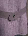 Motiv Wrapped Hunting Vest Heavy Linen Violet