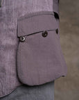 Motiv Wrapped Hunting Vest Heavy Linen Violet