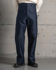 Motiv Pier Trousers High Density Cotton Sateen Navy
