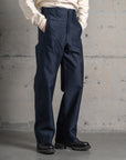 Motiv Pier Trousers High Density Cotton Sateen Navy