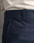 Motiv Pier Trousers High Density Cotton Sateen Navy