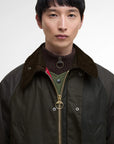 Barbour Oversized Bedale Patchwork Wax Jacket Sage (multi)