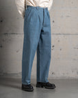 Motiv Pleat Denim Trousers Donegal Denim/Horizon