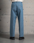 Motiv Pleat Denim Trousers Donegal Denim/Horizon