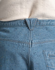 Motiv Pleat Denim Trousers Donegal Denim/Horizon