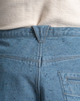 Motiv Pleat Denim Trousers Donegal Denim/Horizon