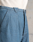 Motiv Pleat Denim Trousers Donegal Denim/Horizon