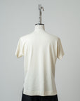 Motiv Shuttle T-Shirt Cotton Silk Jersey/Ivory