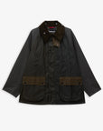 Barbour Oversized Bedale Patchwork Wax Jacket Sage (multi)