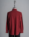Motiv Authentic BD Shirt Tussah Silk Crimson