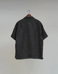 Nigel Cabourn Open Collar Shirt Charcoal