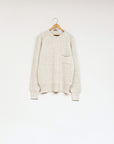 Nigel Cabourn Mountaineer Crew Knit Ivory Wool