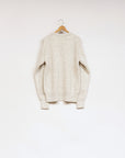 Nigel Cabourn Mountaineer Crew Knit Ivory Wool