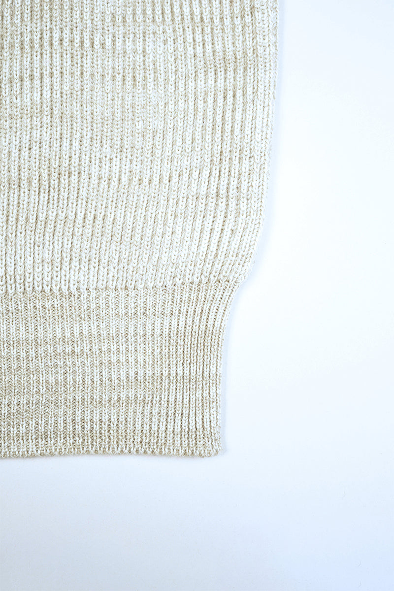 Nigel Cabourn Mountaineer Crew Knit Ivory Wool