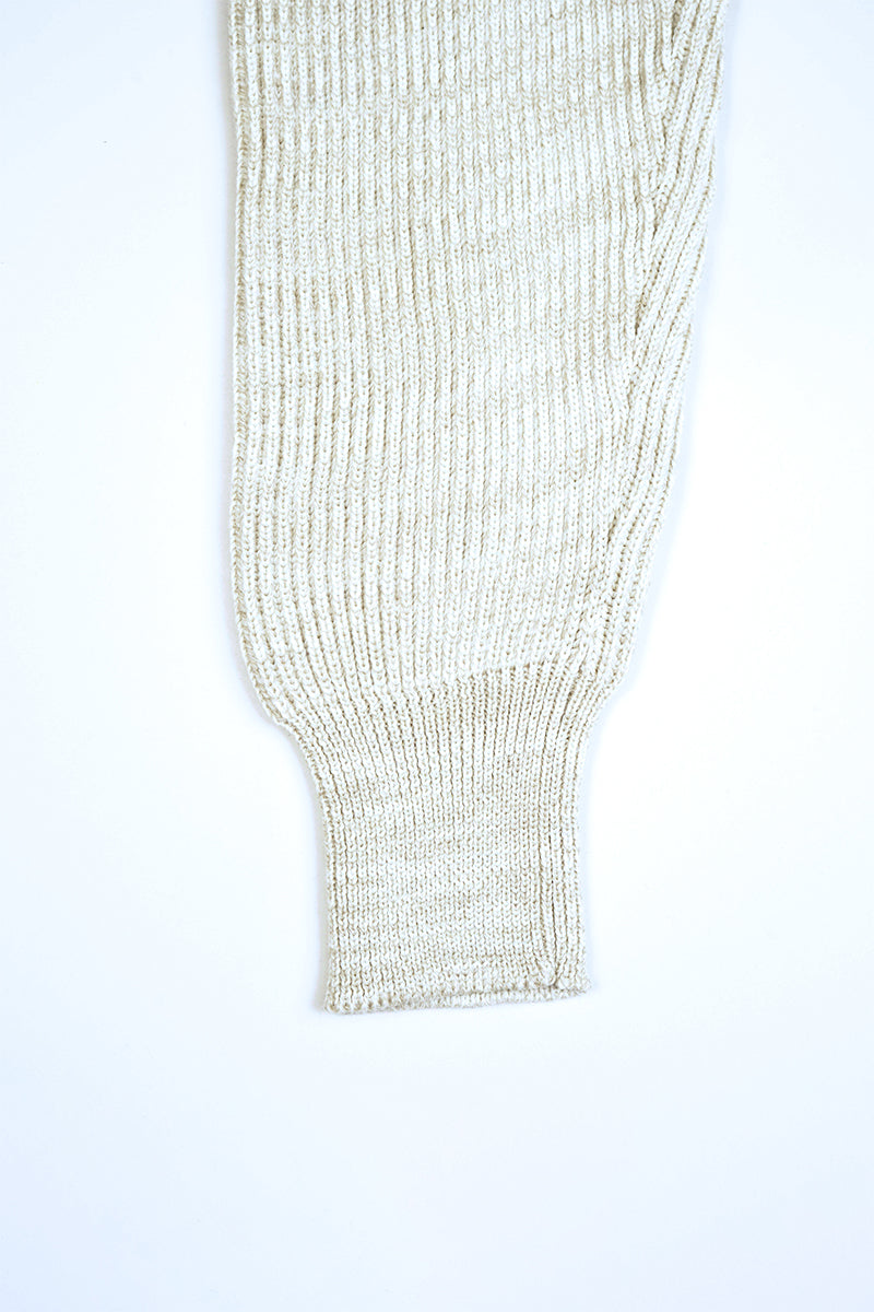 Nigel Cabourn Mountaineer Crew Knit Ivory Wool