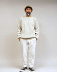 Nigel Cabourn Mountaineer Crew Knit Ivory Wool