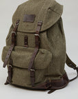 Nigel Cabourn Swiss Army Rucksack Peat Label Dark Green