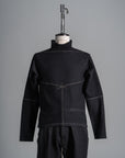 Motiv Bog T-Shirt Kersey Knit Fabric Black