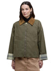 Barbour Women Catlin Showerproof Jacket Dusky Green