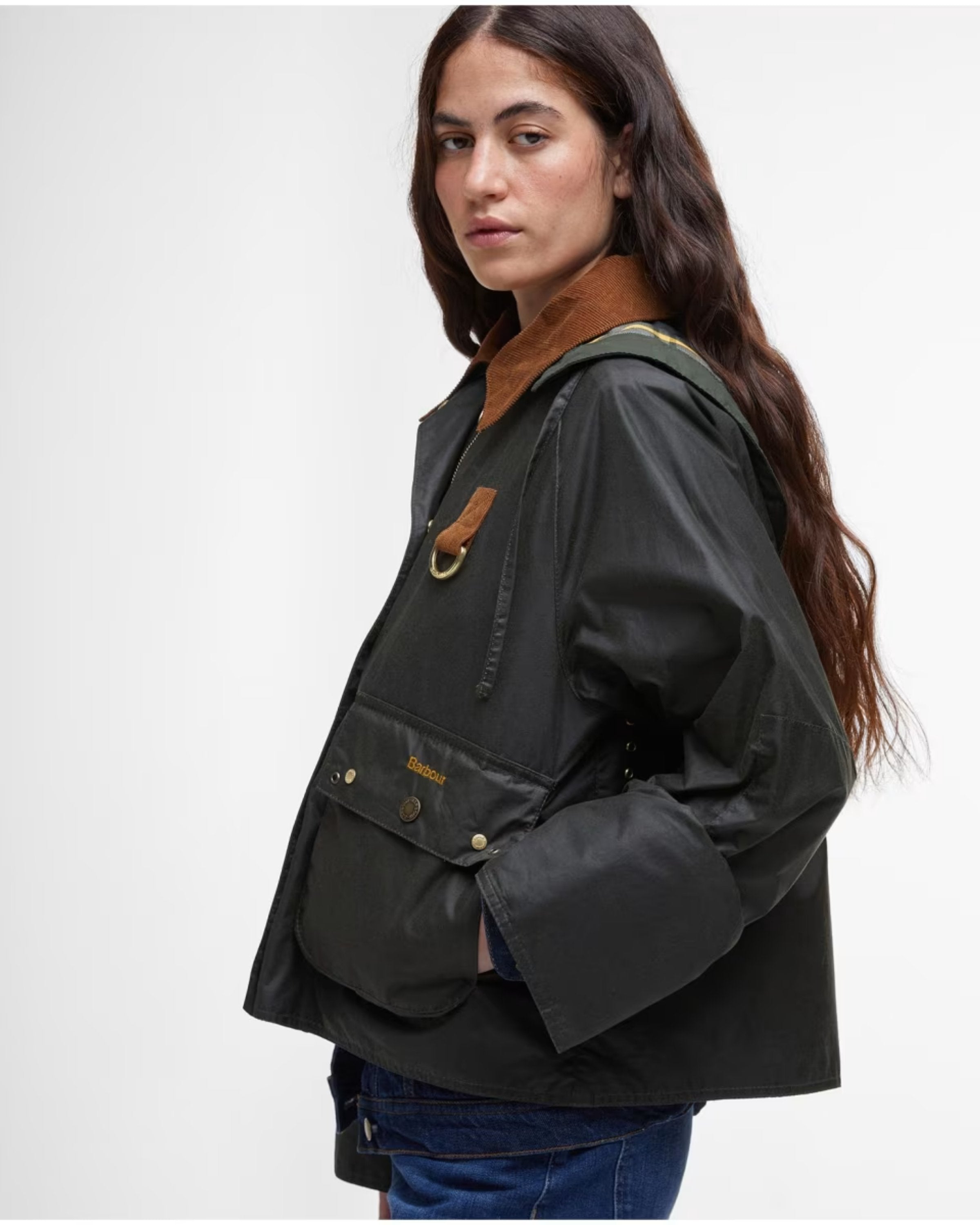 Barbour Women Erma Wax Jacket Archive Olive – Store Du Nord