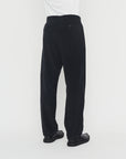 HG Sune Pleated Wide Cut Trousers Dusty Black