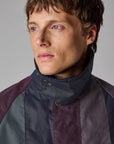 Barbour x Paul Smith Striped Oversized Bedale Wax Jacket
