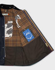 Barbour x Paul Smith Striped Oversized Bedale Wax Jacket