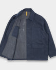MAN-TLE Jebok Jacket Blue Sumi Ink Organic Denim