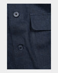 MAN-TLE Jebok Jacket Blue Sumi Ink Organic Denim