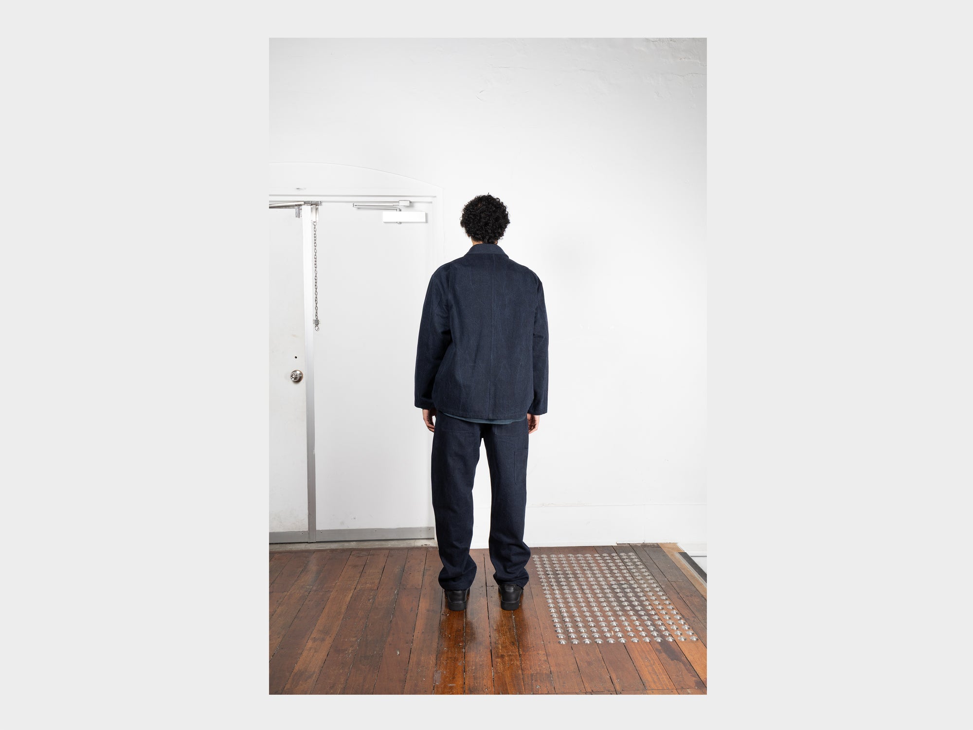 MAN-TLE Jebok Jacket Blue Sumi Ink Organic Denim