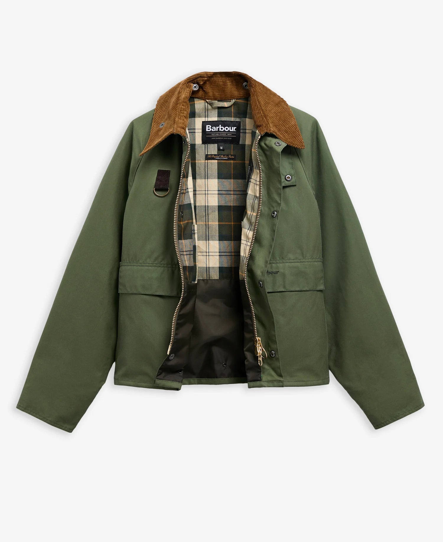 Barbour Spey Wax Jacket Light Moss