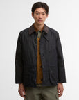 Barbour Modified Beaufort Spectator Wax Jacket Navy