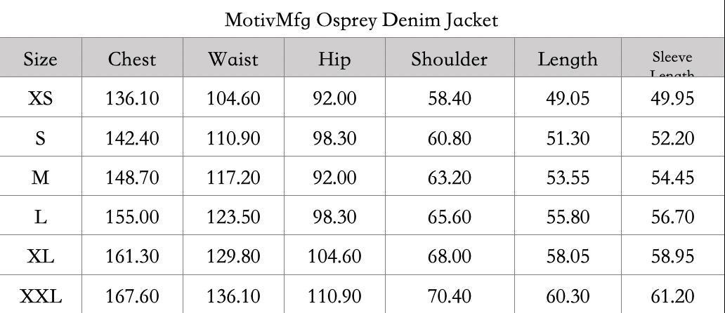 Motiv Osprey Denim Jacket Donegal Denim/Horizon