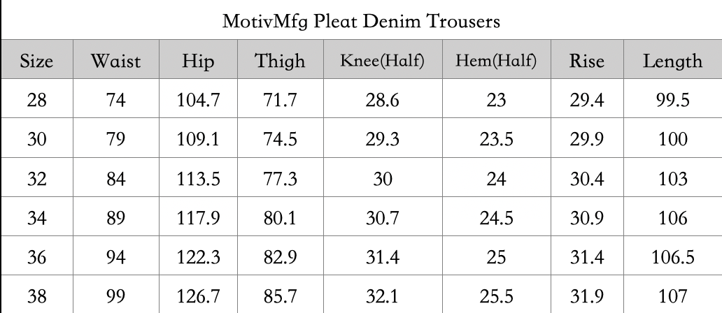 Motiv Pleat Denim Trousers Donegal Denim/Horizon