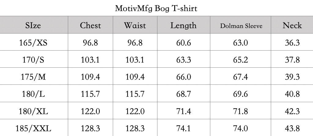 Motiv Bog T-Shirt Kersey Knit Fabric Natural
