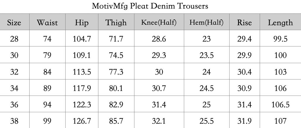 Motiv Pleat Denim Trousers Donegal Denim/Char Brown