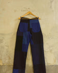Hul Le Kes Toorop Patchwork Trousers Indigo