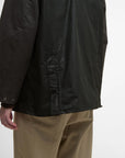 Barbour Oversized Bedale Patchwork Wax Jacket Sage (multi)