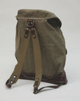 Nigel Cabourn Swiss Army Rucksack Peat Label Dark Green